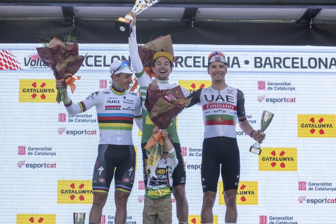 Primoz Roglic gran campeón de la Volta a Catalunya.