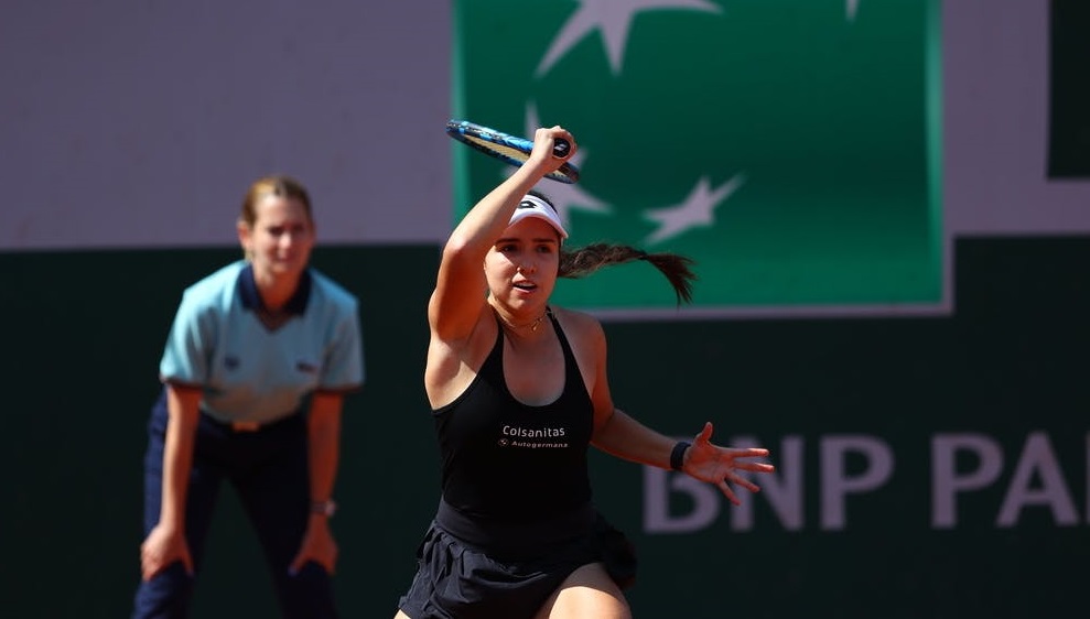 Camila Osorio a segunda ronda de Roland Garros.