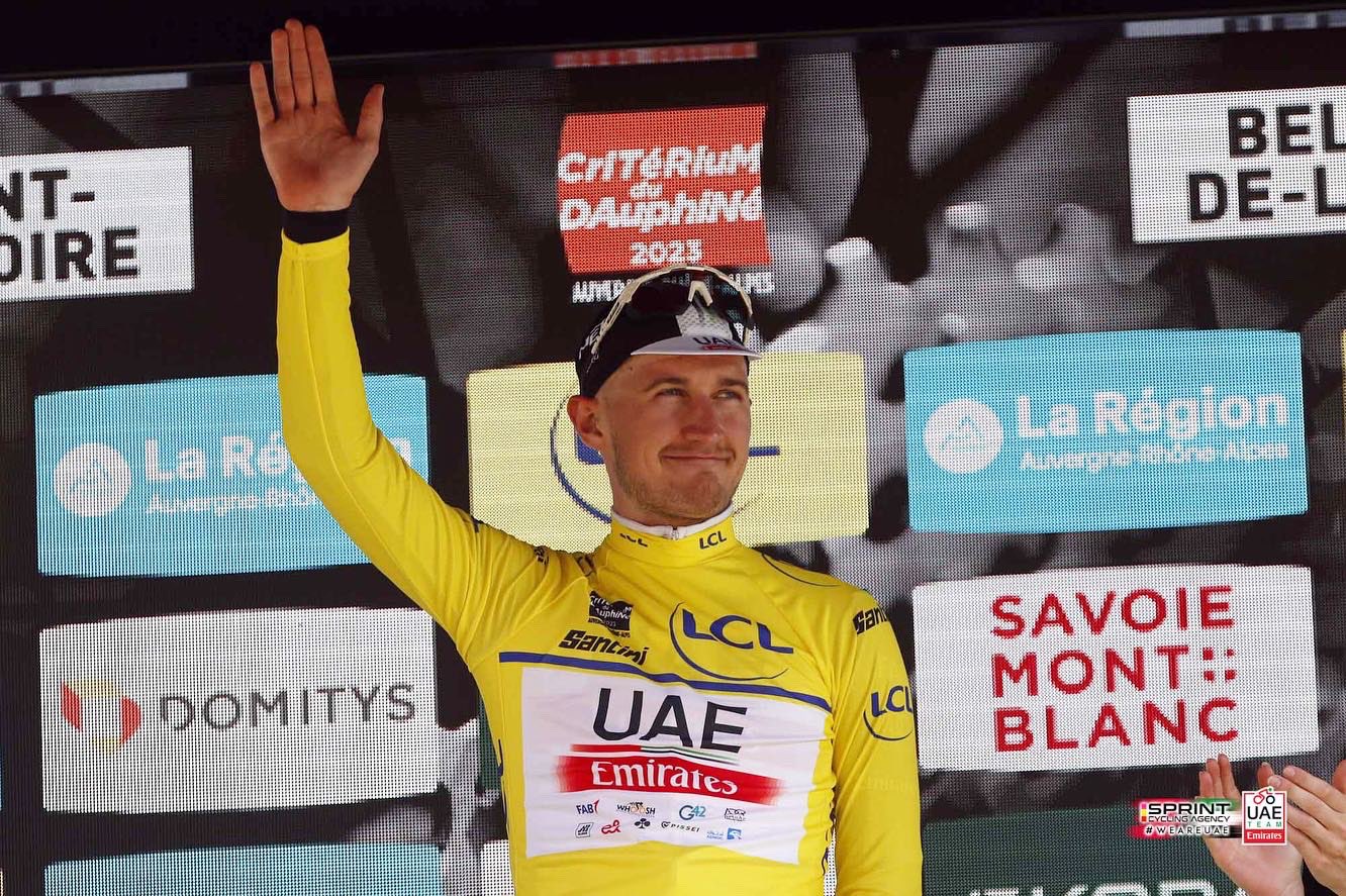 Danés gana la crono y es nuevo líder del Critérium Dauphiné.