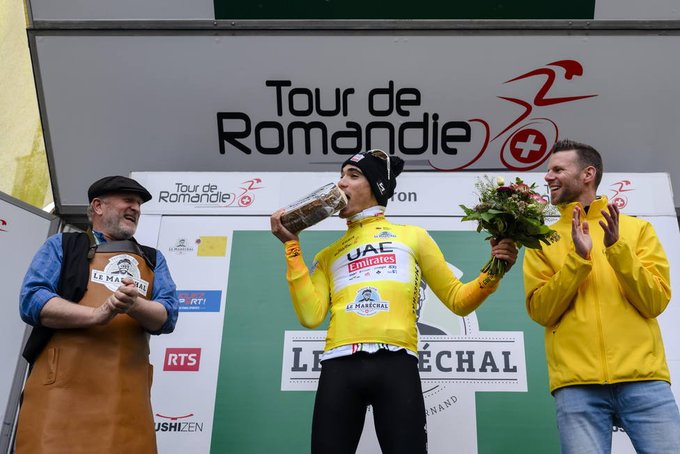 Juan Ayuso nuevo líder en el Tour de Romandía.