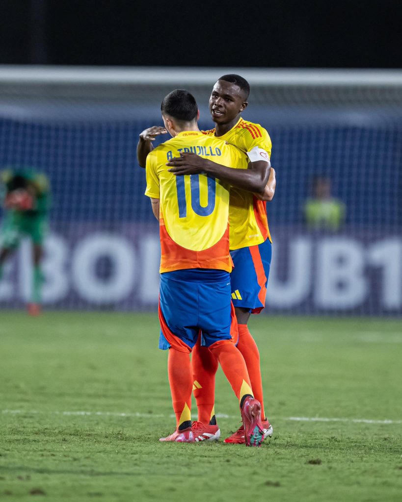 Agónica victoria de Colombia en el Sudamericano Sub-17 ante Perú.